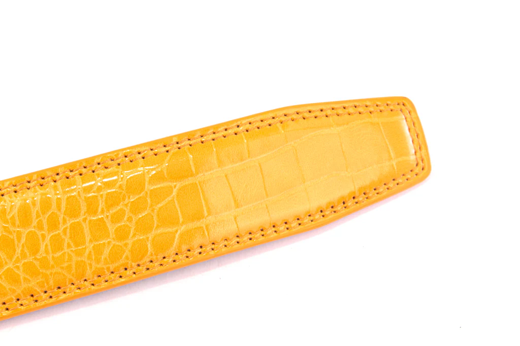 1.25" Orange Faux Gator Strap - Image 5