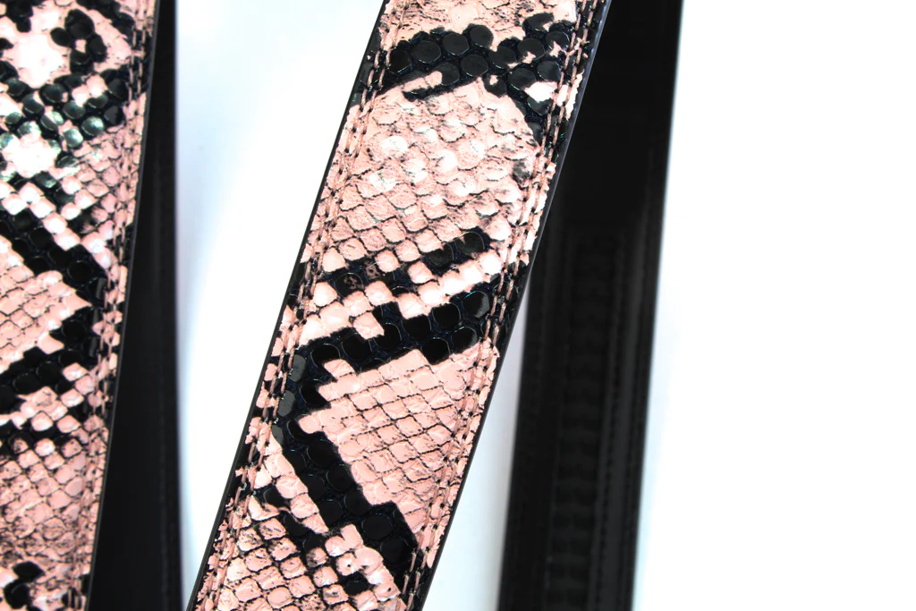 1.25" Pink Boa Print Strap - Image 3