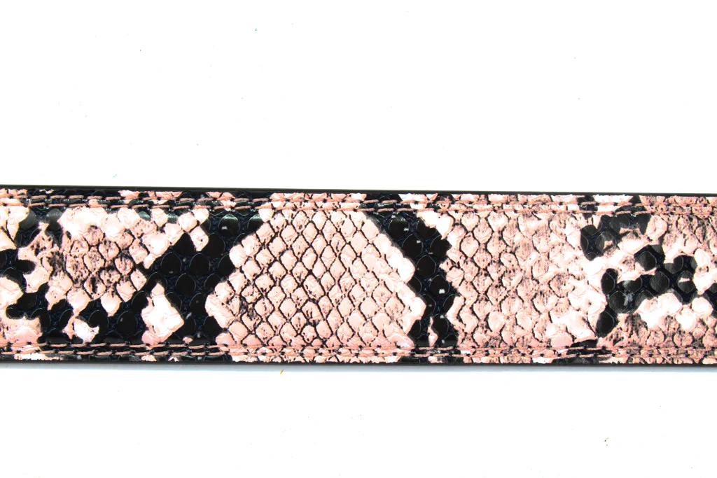 1.25" Pink Boa Print Strap - Image 5