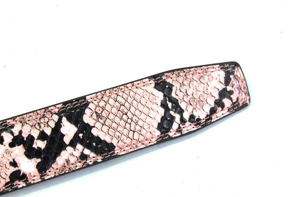 1.25" Pink Boa Print Strap - Image 6