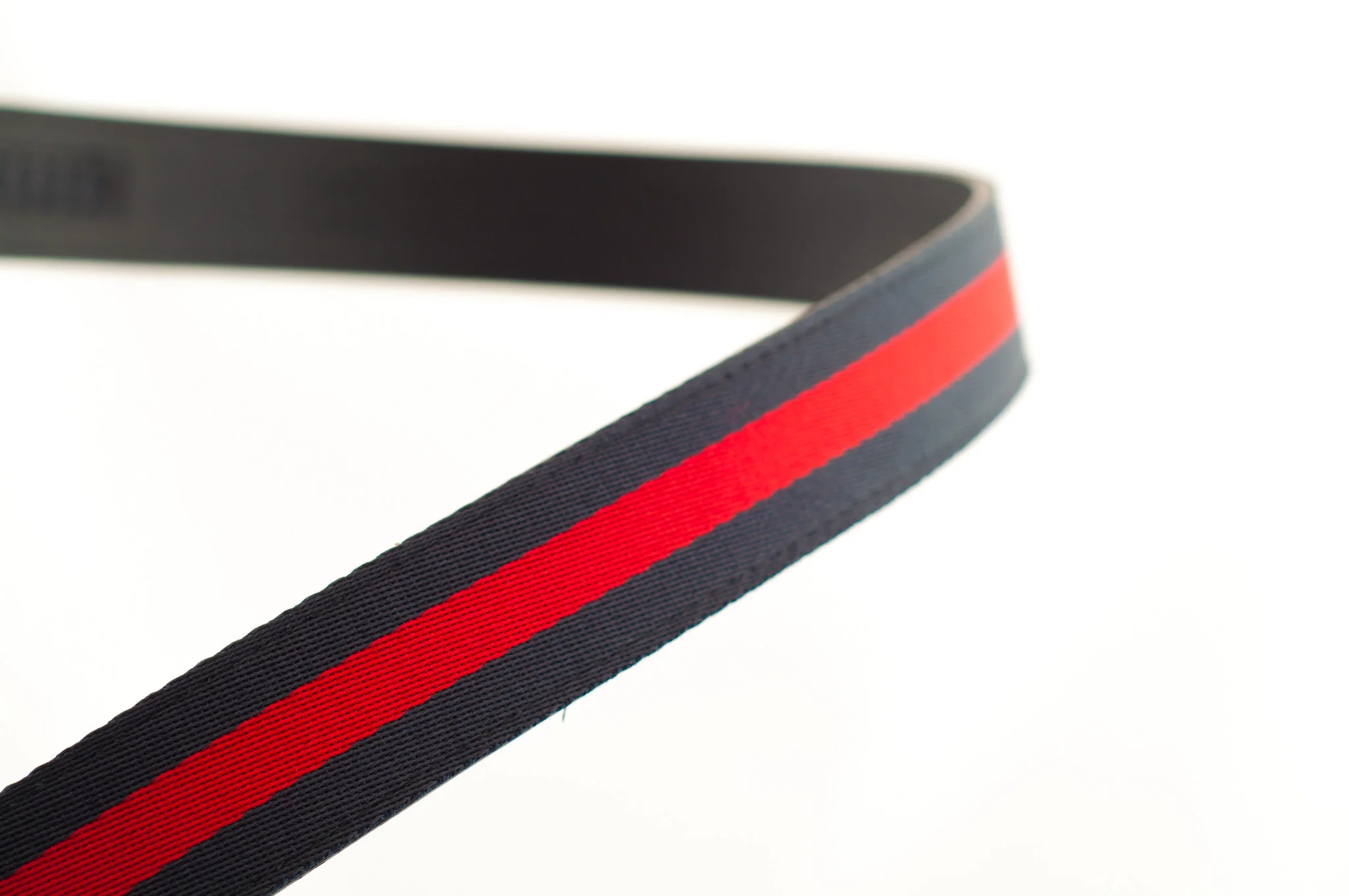1.25" Navy-Red Stripe Cloth Strap - Image 4