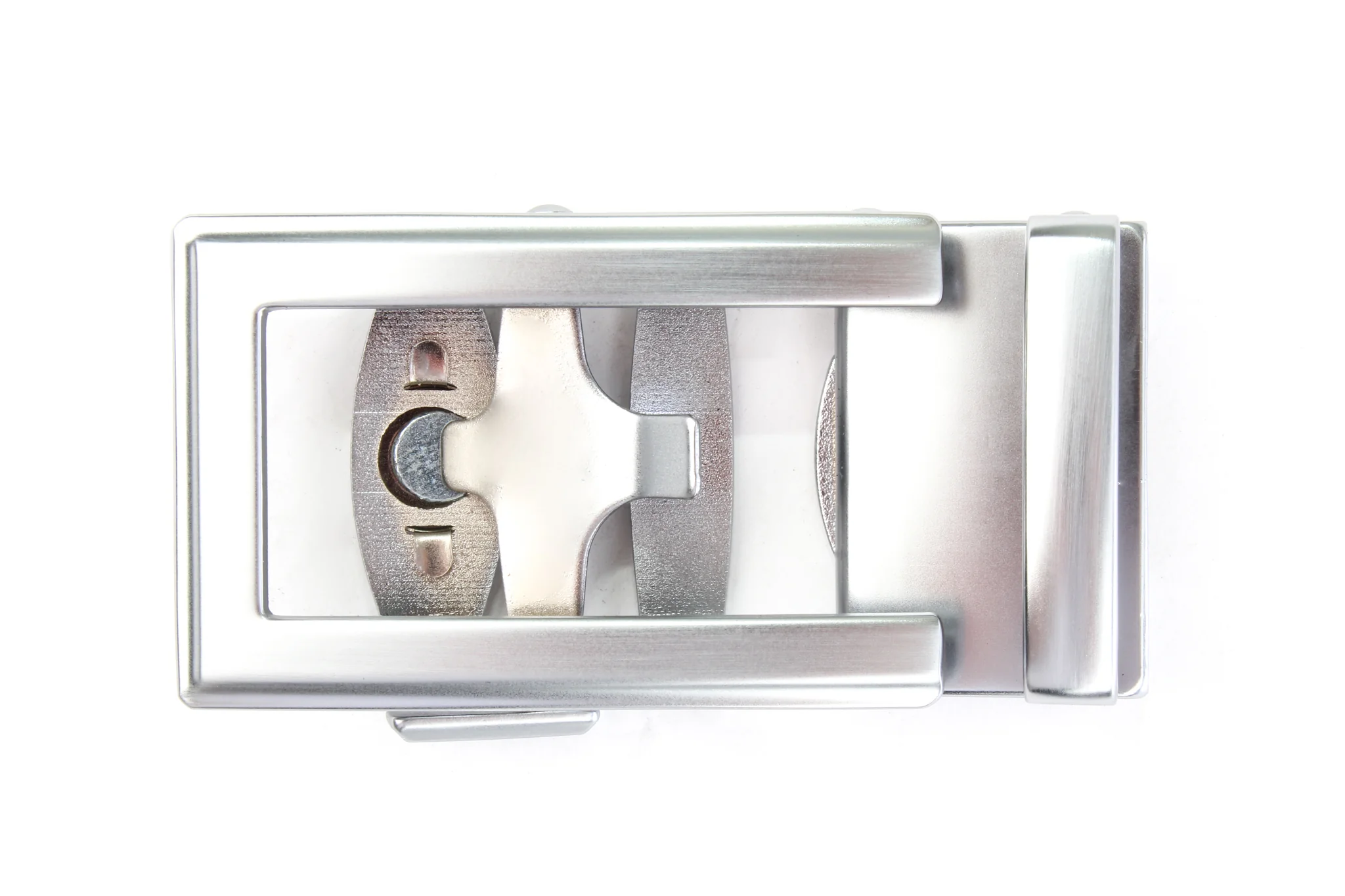 1.5" Black Buffalo Vegetable Tanned Leather w/Traditional in Silver Buckle - Image 5