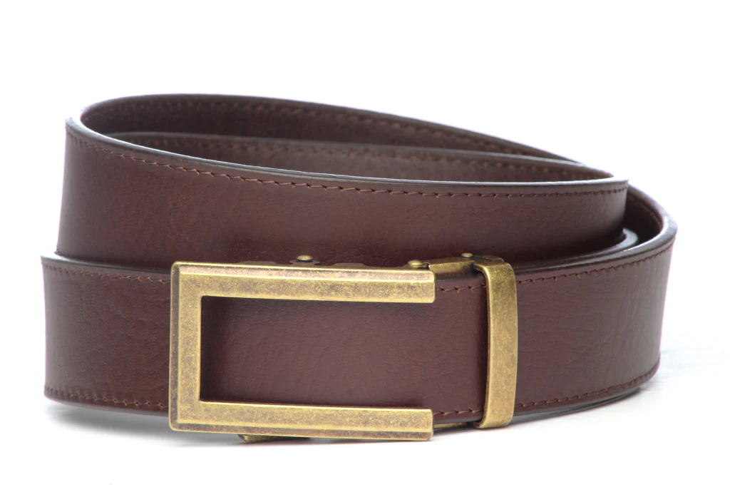 1.5" Brown Buffalo Vegetable Tanned Leather w/buckle - Image 5