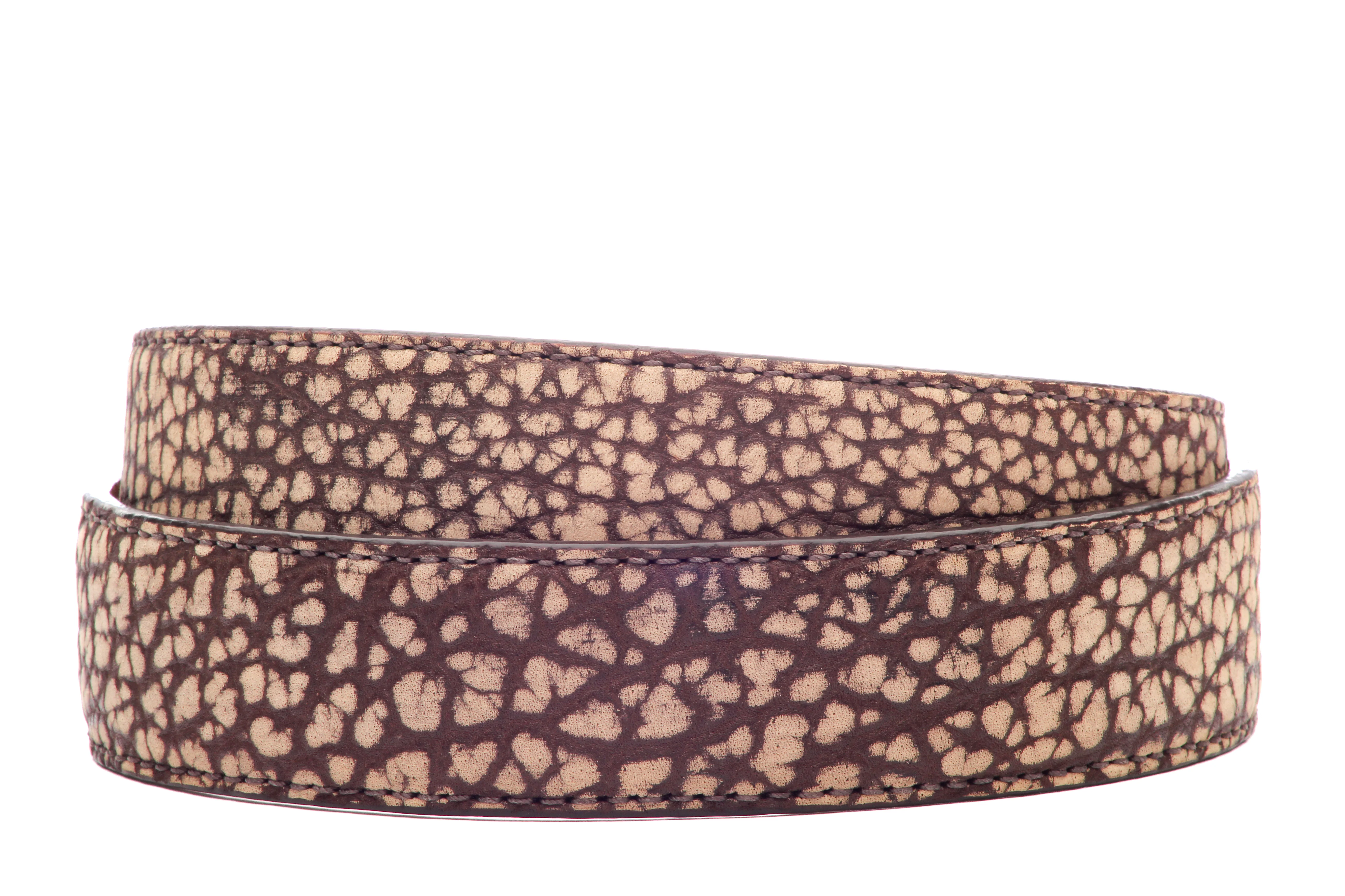 American Bison Leather / American Bison Suede Leather (strap only - 50" length) - Image 7