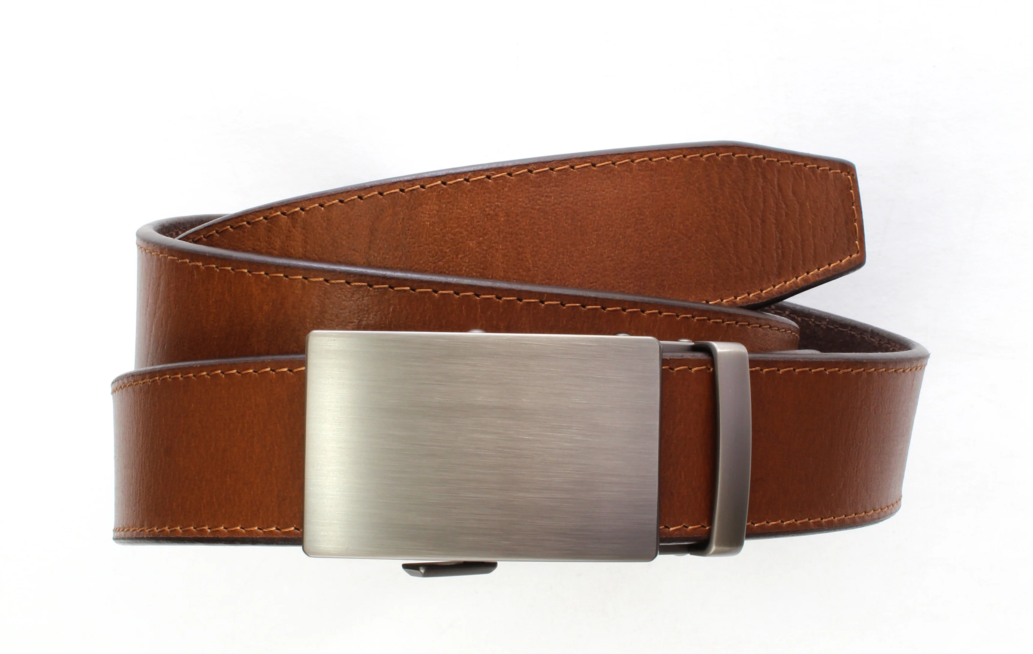 - FLASH SALE- 1.5" Tan Buffalo 🦬 Veg Tanned Leather w/ Gunmetal Buckle - Image 9
