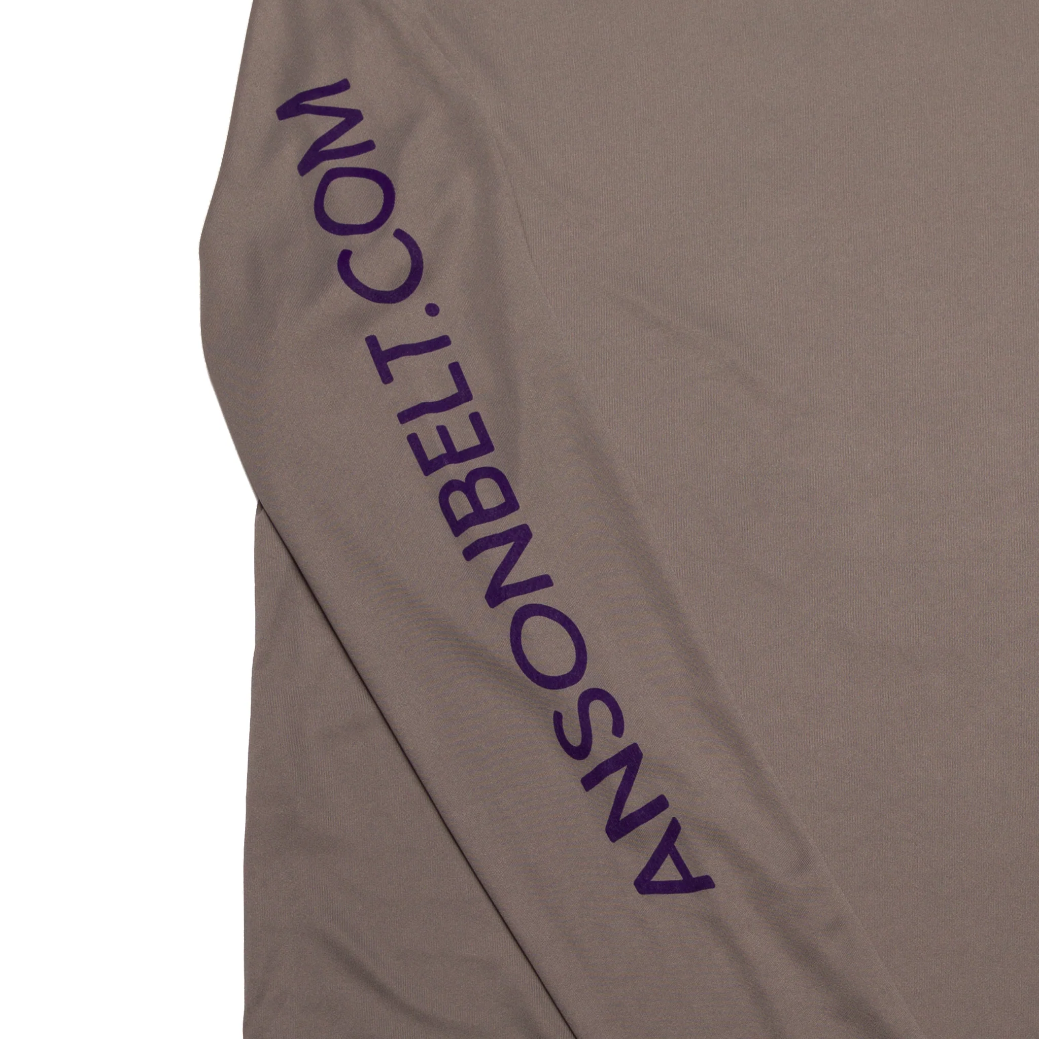 Grey Anson Belt Performance Long Sleeve Tee w/ Hanes Sport™ Men's FreshIQ™ Cool DRI® technology - Image 3