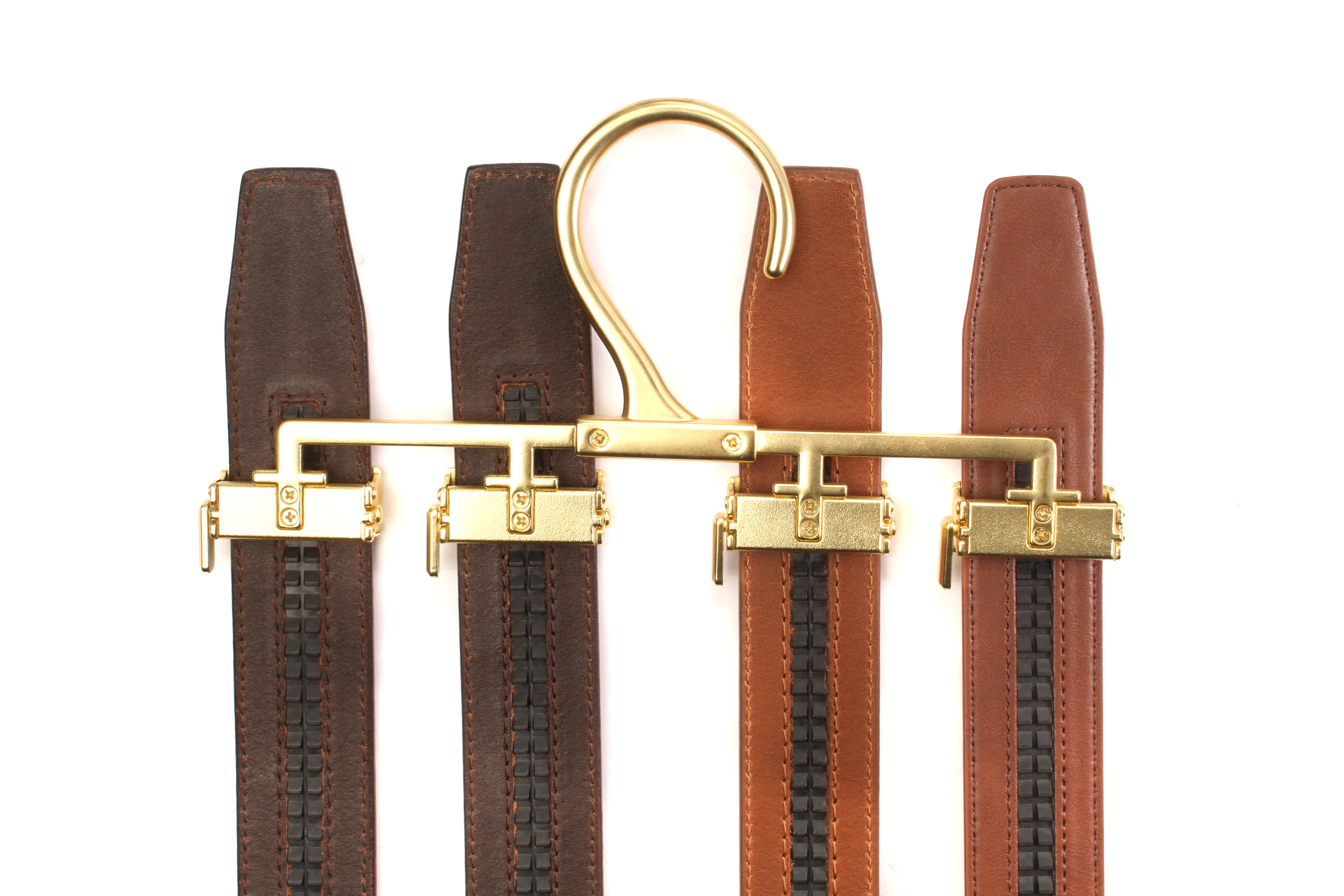 **LIMTED RELEASE** Anson Belt 4 Strap Hanger in Matte Gold - Image 3