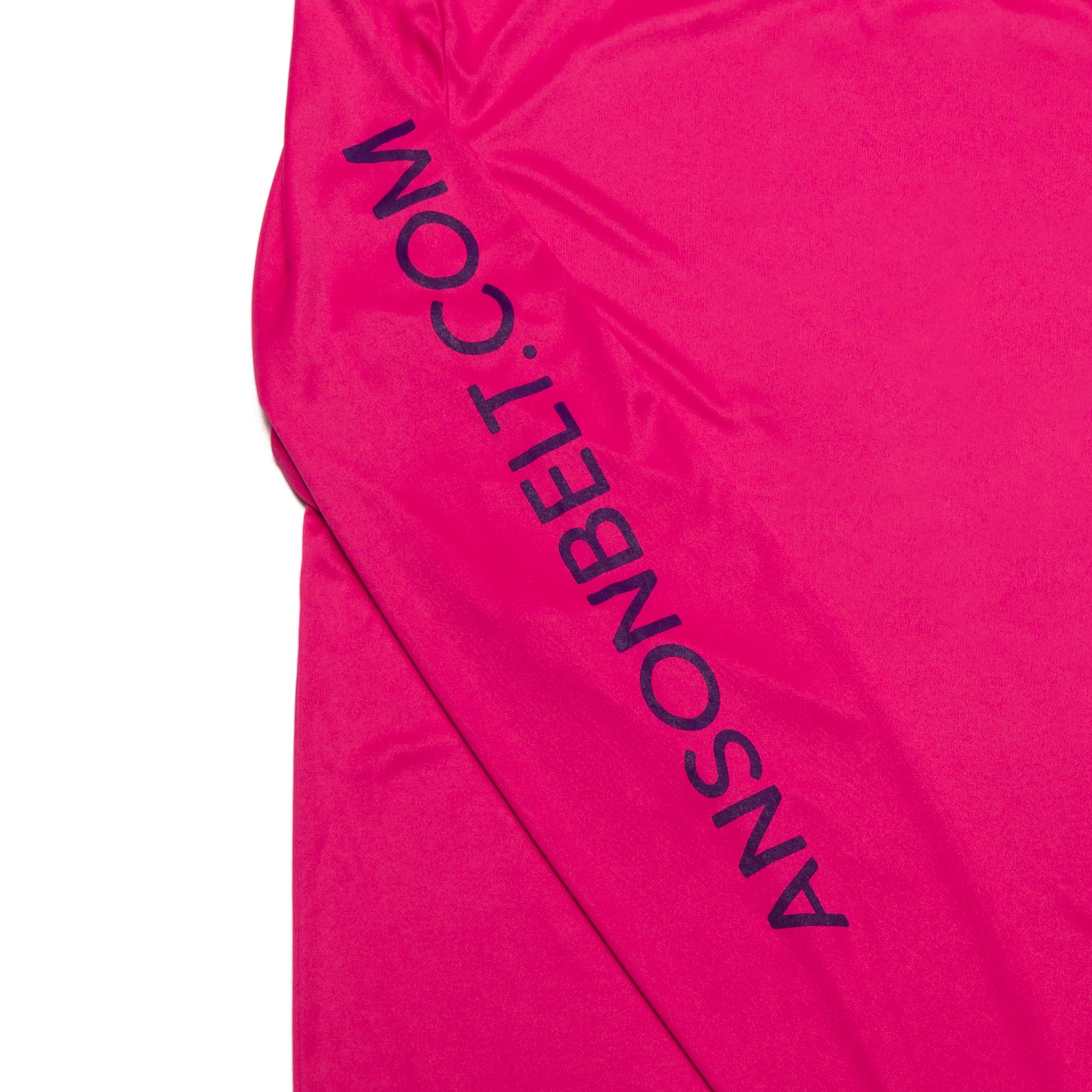 Pink Anson Belt Performance Long Sleeve Tee w/ Hanes Sport™ Men's FreshIQ™ Cool DRI® technology - Image 3