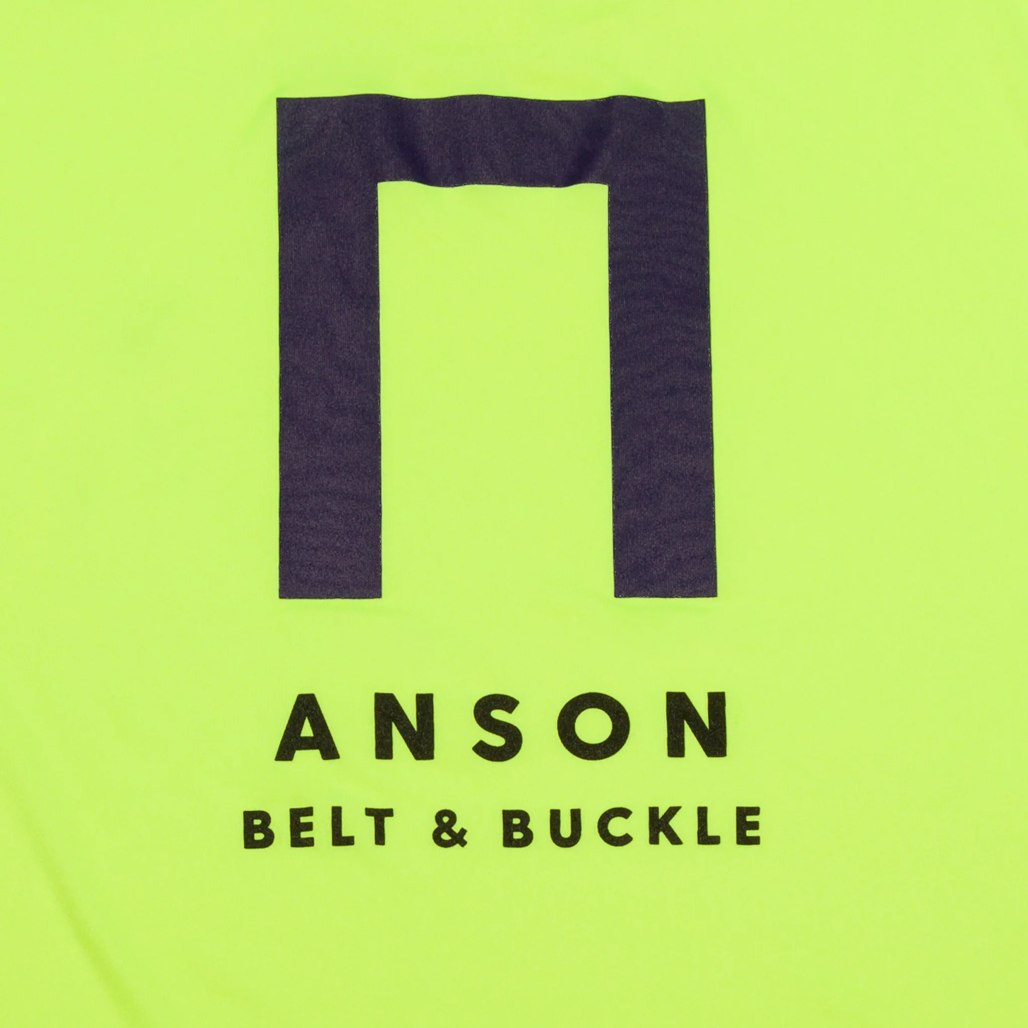 Safety Green Anson Belt Performance Long Sleeve Tee w/ Hanes Sport™ Men's FreshIQ™ Cool DRI® technology - Image 4